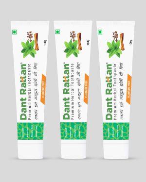 Dant Rattan Premium Herbal Toothpaste -100gm (Pack of 3)