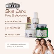 Farm Secrets AloeVera Face and Body Gel (220gm) + Body Lotion (100ml) + Purifying Face Wash (100ml) + Soothing Face Cream (100ml)