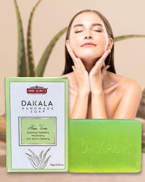 Farm Secrets Dakala Aloe Vera Herbal Handmade Soap – 75gm