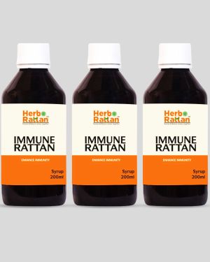 Herbo Rattan Immune Rattan Syrup – 200 ml (Pack of 3)