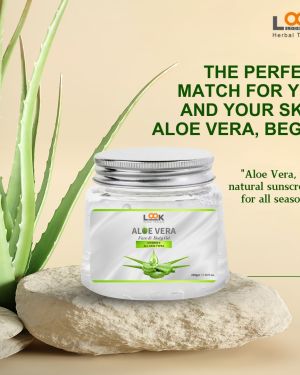 Look 18 AloeVera Face and Body Gel – 220gm