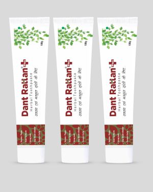 Dant Rattan Plus Herbal Toothpaste -100gm (Pack of 3)