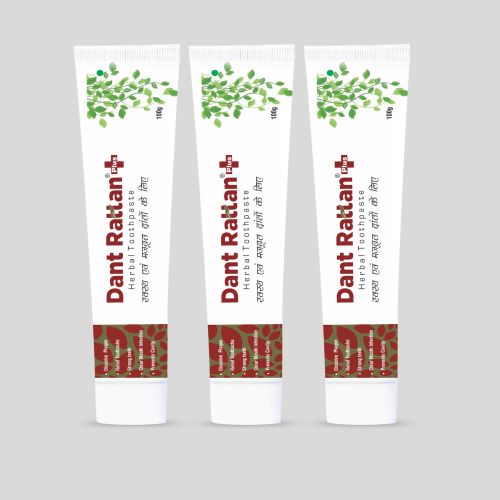 Dant Rattan Plus Herbal Toothpaste -100gm (Pack of 3)