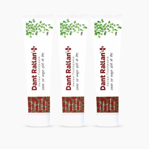 Dant Rattan Plus Herbal Toothpaste -100gm (Pack of 3)