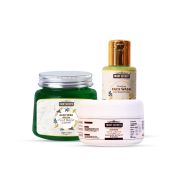 Farm Secrets AloeVera Face and Body Gel (220gm) + Purifying Face Wash (100ml) + Soothing Face Cream (100ml)