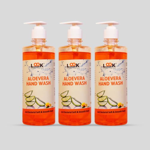 Look 18 Aloe Vera Hand Wash -500ml (Pack of 3)