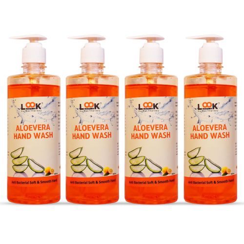 Look 18 Aloe Vera Hand Wash -500ml (Pack of 4)