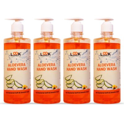 Look 18 Aloe Vera Hand Wash -500ml (Pack of 4)