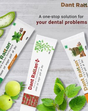 Dant Rattan Plus Herbal Toothpaste (100gm) + Herbal Toothpaste (100gm) + Premium Herbal Toothpaste (100gm)