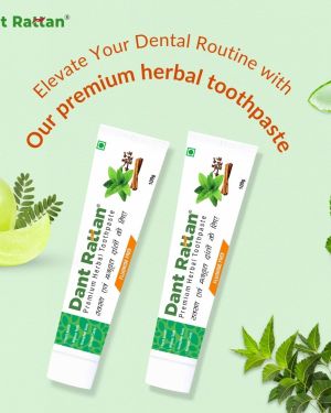 Dant Rattan Premium Herbal Toothpaste -100gm (Pack of 2)