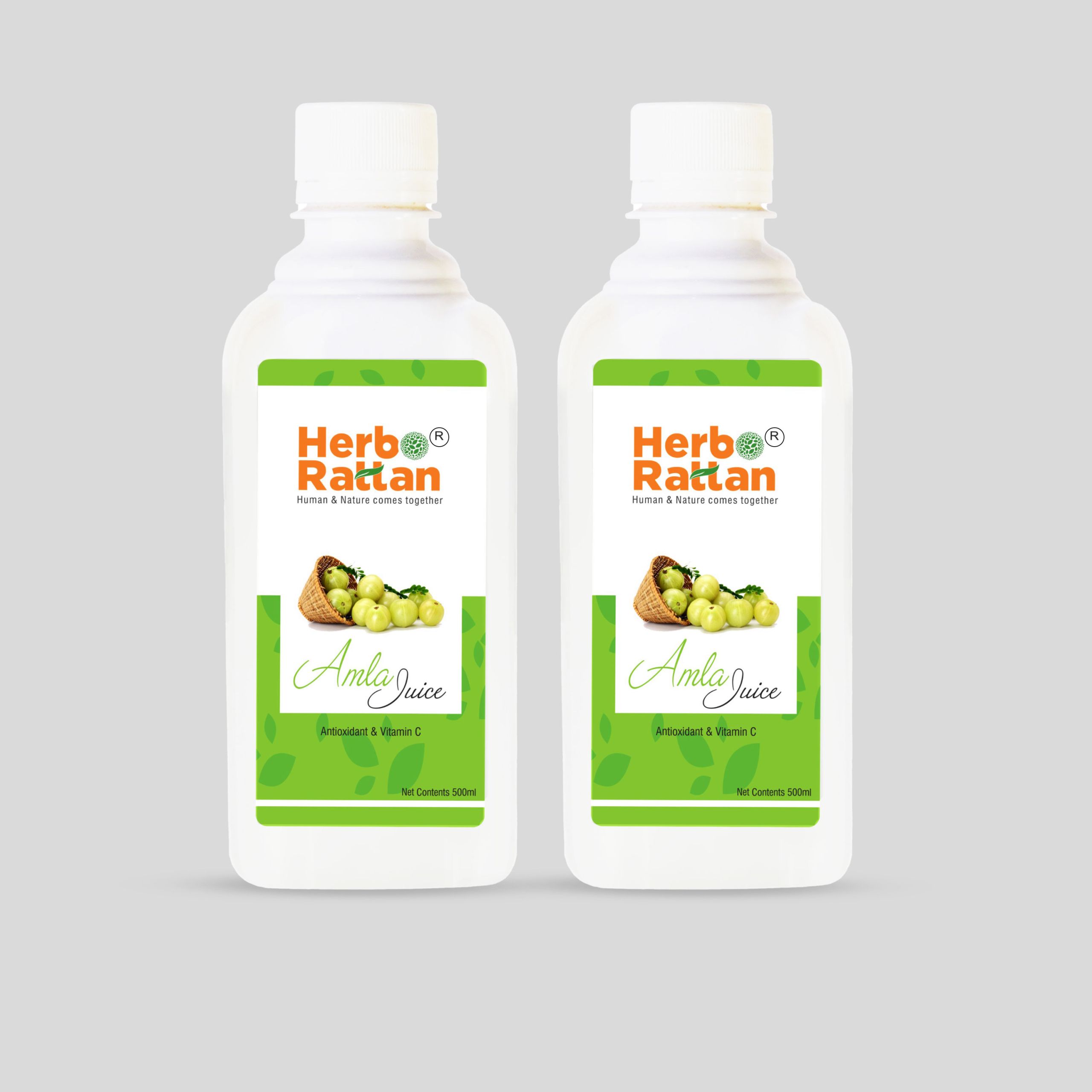 Herbo Rattan Amla Juice 500ml Pack of 2 – Boost Immunity Naturally