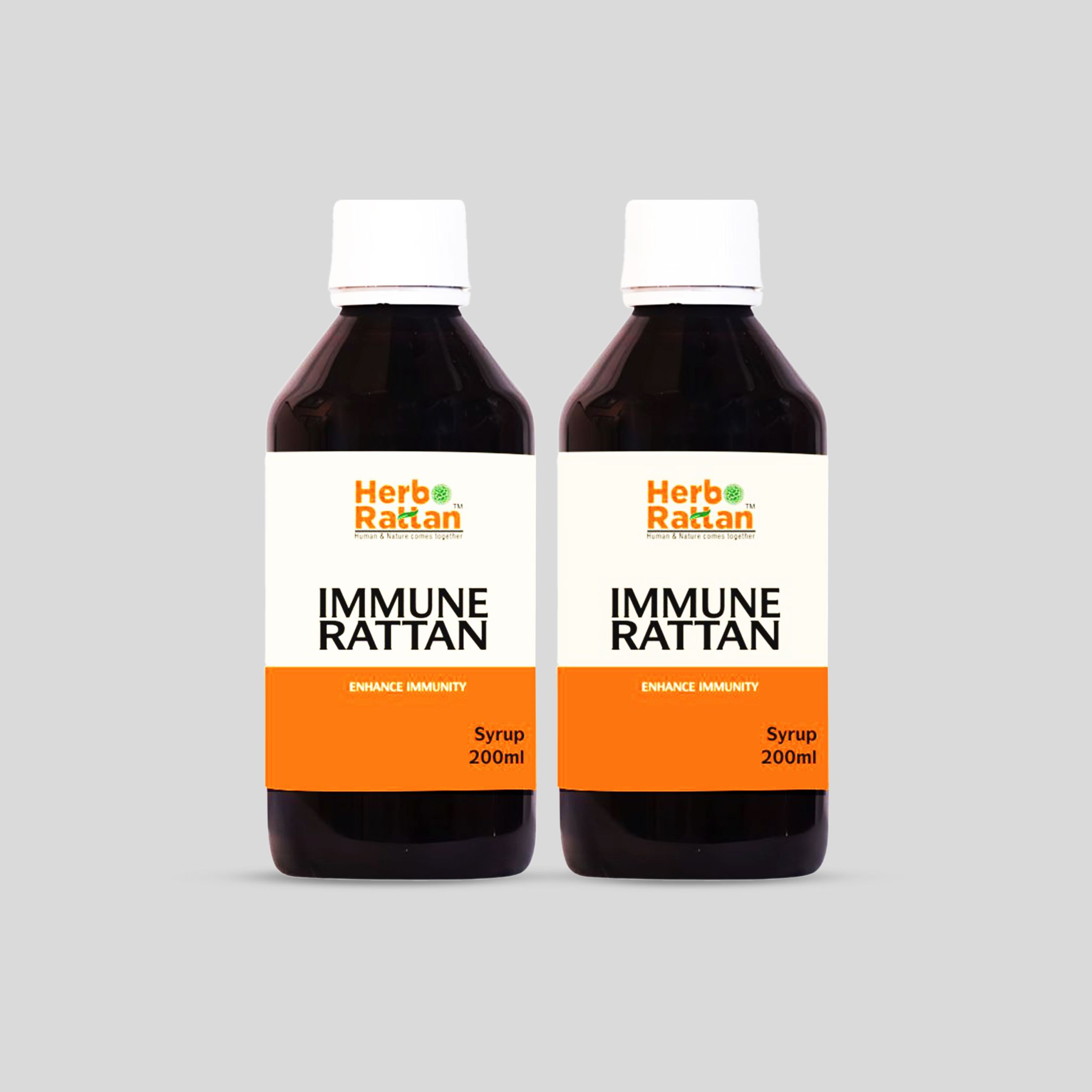 Herbo Rattan Immune Rattan Syrup 200ml Pack of 2 for Immune Health